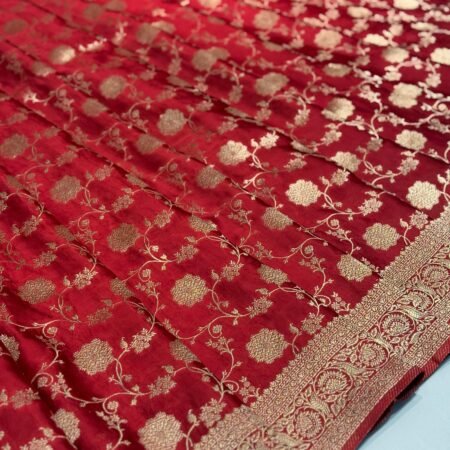 Pure russian silk saree for wedding or any occasional wear.