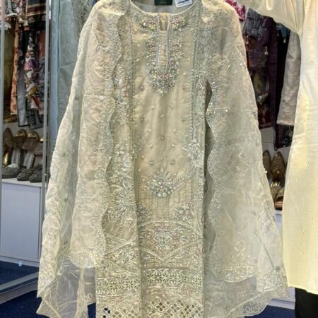 Silver Frost Embroidered Luxury Set